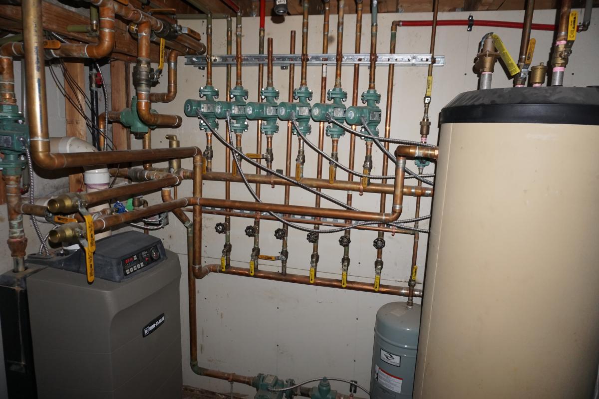 Radiant Heat Manifold Gas Boiler and Indirect Hot Water Heater