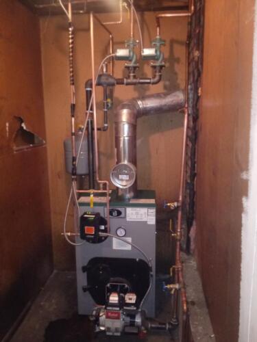 Peerless Boiler 2 Zone Beckett Oil Burner Install Alcus